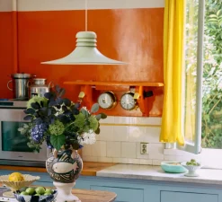 Suspension, Flare, vert menthe, Ø60cm, H20cm - HKLIVING