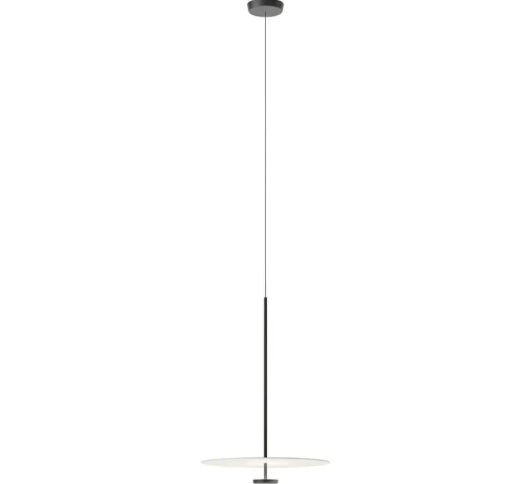 Suspension*Vibia Suspension, Flat 5940, cassé, LED, dim, 2700K, 1740 lm, Ø55cm, H80cm - blanc