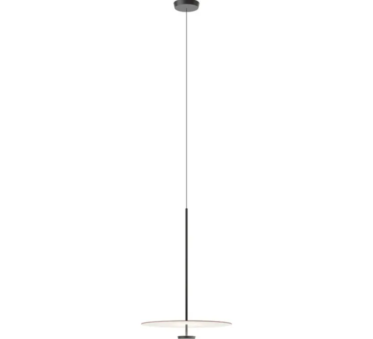 Suspension, Flat 5940, terracotta, LED, dim, 3500K, 1868 lm, Ø55cm, H80cm - Vibia