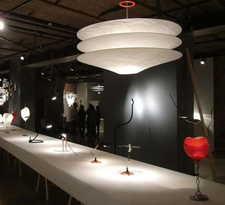 Suspension*Ingo Maurer Suspension, Floatation, , Ø75cm, H45cm, câble 2m - blanc