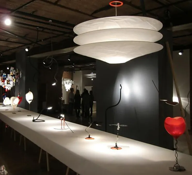 Suspension, Floatation, câble 4.5m, blanc, Ø100cm, H45cm - Ingo Maurer