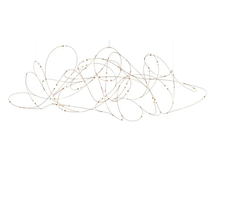 Suspension*Moooi Suspension, Flock of Light 31, , LED, dim, 2500K, 2582 lm, L180cm, H80cm - bronze