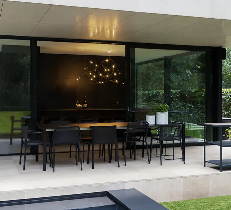 Suspension, Flock of Light 21, bronze, LED, 2700K, 2308lm, L135cm, H80cm - Moooi