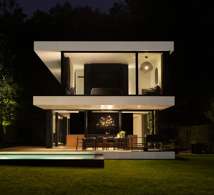 Suspension, Flock of Light 21, bronze, LED, 2700K, 2308lm, L135cm, H80cm - Moooi