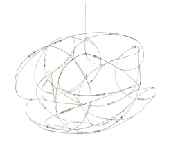 Suspension, Flock of Light 21, bronze, LED, 2700K, 2308lm, L135cm, H80cm - Moooi