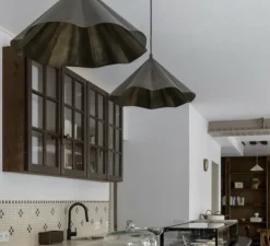 Suspension, Flola, marron antique, Ø50cm, H25cm - House Doctor