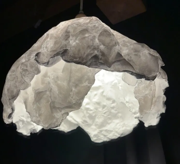 Suspension, Flora, blanc, Ø45cm, H35cm - And Creation