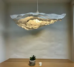 Suspension*And Creation Suspension, Florelle, , Ø60cm, H15cm - blanc