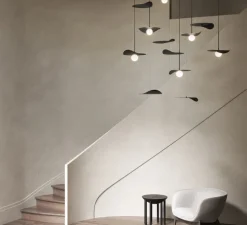 Suspension, Flow, noir, Ø35cm, H40cm - Kdln