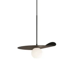 Suspension, Flow, noir, Ø35cm, H40cm - Kdln