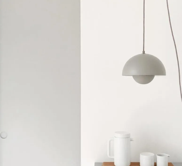 Suspension*Andtradition Suspension, FlowerPot VP1, , Ø23cm, H16cm - gris mat