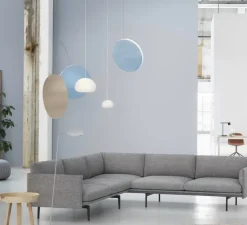 Suspension*Muuto Suspension, Fluid, , Ø23cm, H14,3cm - blanc