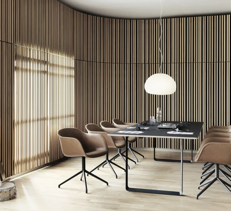 Suspension, Fluid, blanc, Ø42cm, H27cm - Muuto