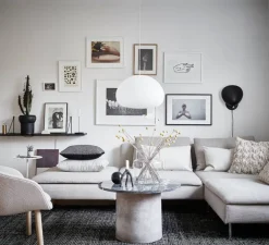 Suspension, Fluid, blanc, Ø42cm, H27cm - Muuto