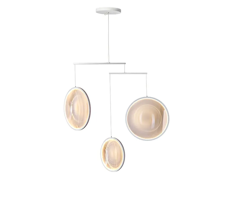 Suspension, Focus x3, blanc, LED, 2700K, 2040 lm, dim, L99,8cm, H103,7cm - DCW éditions Paris
