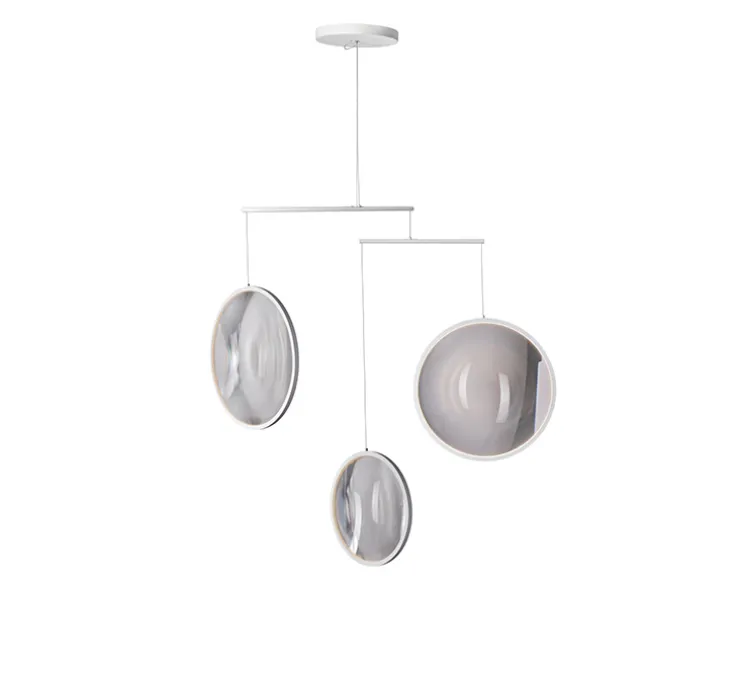 Suspension, Focus x3, blanc, LED, 2700K, 2040 lm, dim, L99,8cm, H103,7cm - DCW éditions Paris
