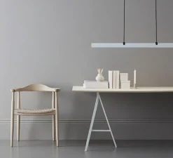 Suspension*Belid Suspension, Fold linear G2, , LED, dim, 2700K, 2435 lm, L118cm, H6,3cm - blanc