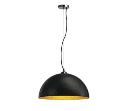 Suspension, Forchini 50, noir, laiton, Ø50cm, H25,5cm - Slv