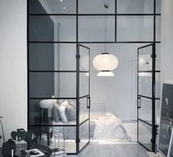 Suspension*Andtradition Suspension, Formakami JH5, , Ø70cm, H67cm - blanc, noir