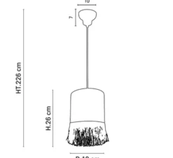 Suspension*Market Set suspension, Formentera 1l, , L18cm, H26cm - bana