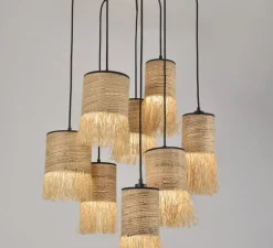 Suspension, Formentera 8l, naturel, Ø50cm, H168cm - Market Set