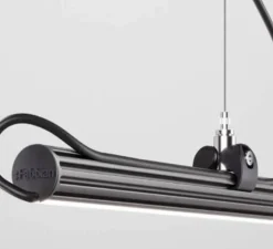 Suspension, Freeline,noir, LED, .3000k, L100cm, H2.3cm - Fabbian