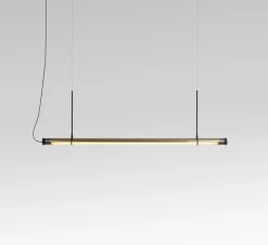 Suspension*Marset Suspension, Fris 155, , LED, dim, 2700K, 3570 lm, Ø6cm, L215cm - bronze