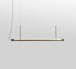 Suspension*Marset Suspension, Fris 155, , LED, dim, 2700K, 3570 lm, Ø6cm, L215cm - bronze