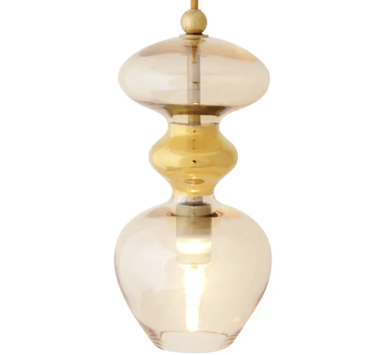 Suspension*Ebb and Flow Suspension, Futura, , H24cm - Or fumé