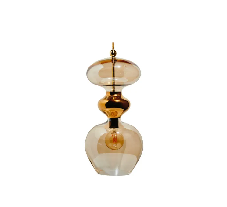 Suspension, Futura XL, or fumé, Ø24cm, H51cm - Ebb&Flow