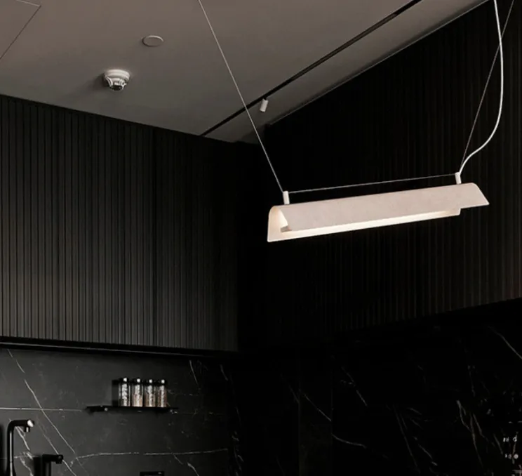 Suspension, Gada T-3924S, gris béton, L66cm, H7cm - Estiluz