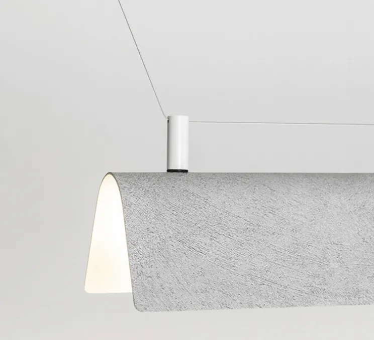 Suspension, Gada T-3924S, gris béton, L66cm, H7cm - Estiluz
