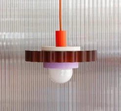 Enfants|Suspension*Warren & Laetitia Suspension, Gigi n°3, , Ø28cm, H14,5cm - pour Nedgis câble orange, blanc, violet