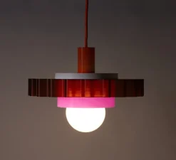 Enfants|Suspension*Warren & Laetitia Suspension, Gigi n°3, , Ø28cm, H14,5cm - pour Nedgis câble orange, blanc, violet