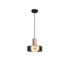 Suspension*Mantra Suspension, Gin, , Ø22cm, H18,5cm - noir et or