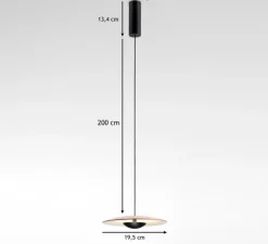 Suspension*Marset Suspension, Ginger 20, , Ø19,5cm - chêne