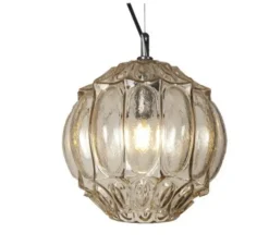 Suspension*Karman Suspension, Ginger sphère, , Ø27cm, H26cm - jaune pâle