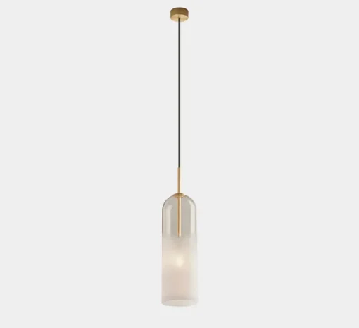 Suspension*LEDS C4 Suspension, Glam, , Ø12cm, H31cm - blanc, or