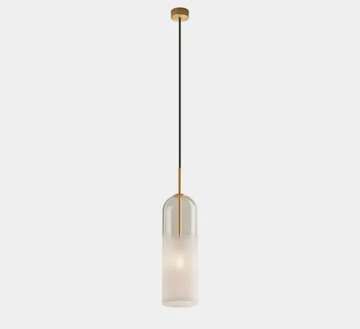 Suspension, Glam, blanc, or, Ø12cm, H38,5cm - LEDs C4