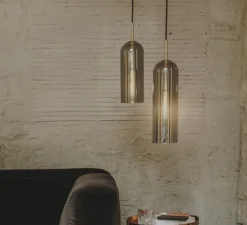 Suspension*LEDS C4 Suspension, Glam, , Ø12cm, H31cm - noir et or