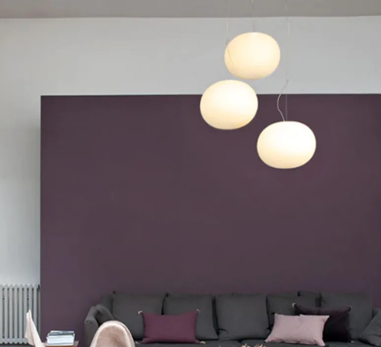Suspension*Flos Suspension, Glo-Ball Suspension 2, , Ø45cm, H36cm - blanc