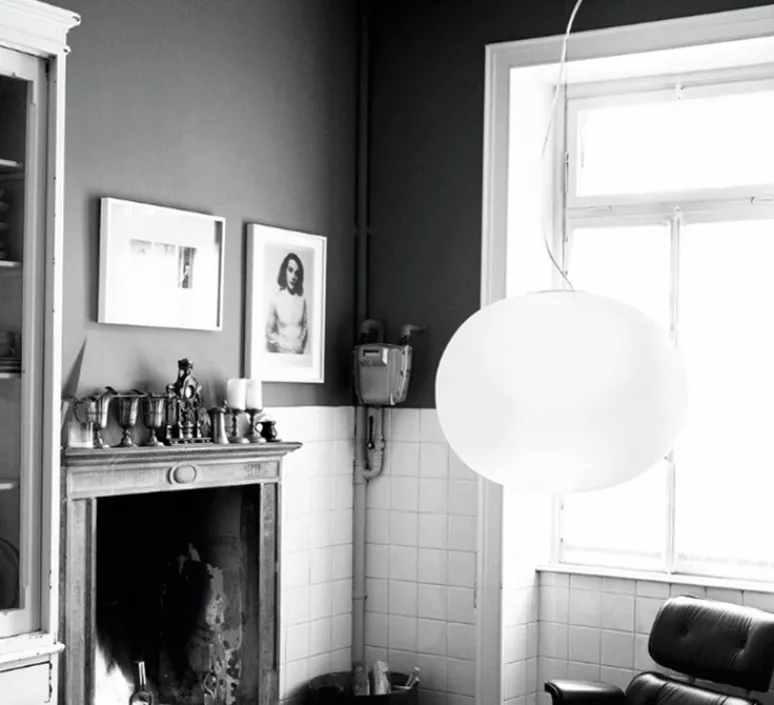 Suspension*Flos Suspension, Glo-Ball Suspension 2, , Ø45cm, H36cm - blanc