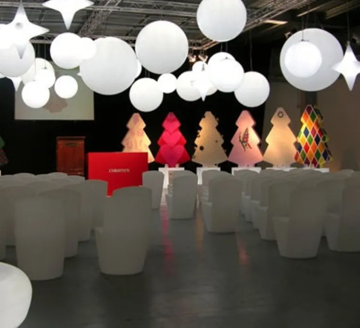 Suspension, Globo, blanc brillant, IP55, Ø60cm, H60cm - Slide