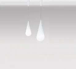 Suspension*Rotaliana Suspension, Goccia H1, , Ø23cm, H63cm - blanc