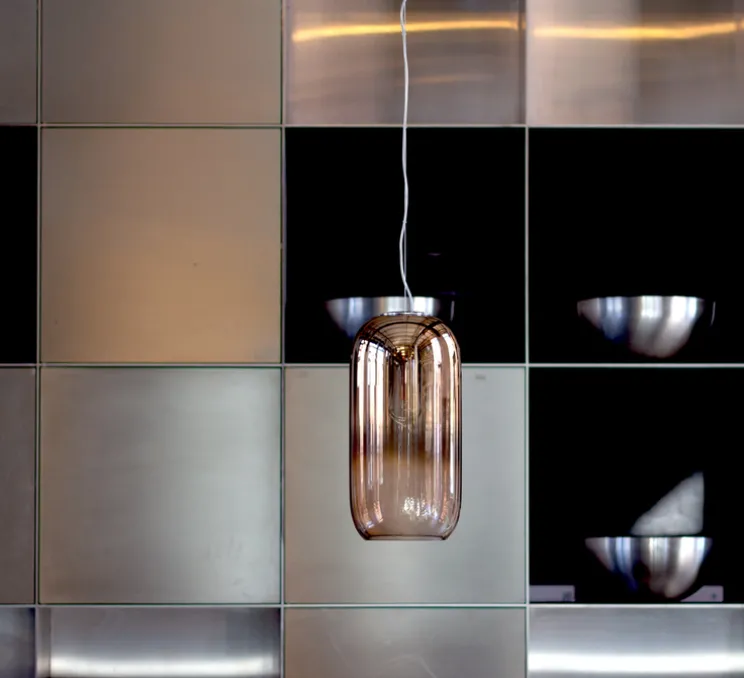 Suspension, Gople mini, cuivre, Ø14,5cm, H29,3cm, LED, 3000K - Artemide