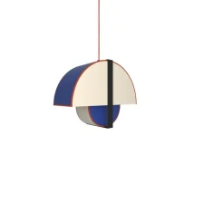 Suspension, Grand Arto, Nude et bleu klein, L40cm, H30cm - DesignHeure