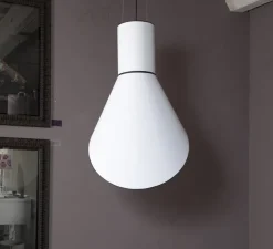 Suspension, Grand Cargo, blanc, noir, H115cm - Designheure