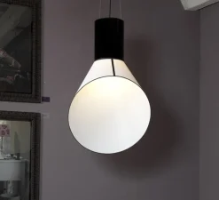 Suspension, Grand Cargo, noir, blanc, H115cm - Designheure