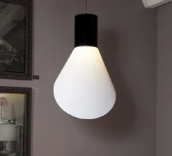 Suspension, Grand Cargo, noir, blanc, H115cm - Designheure