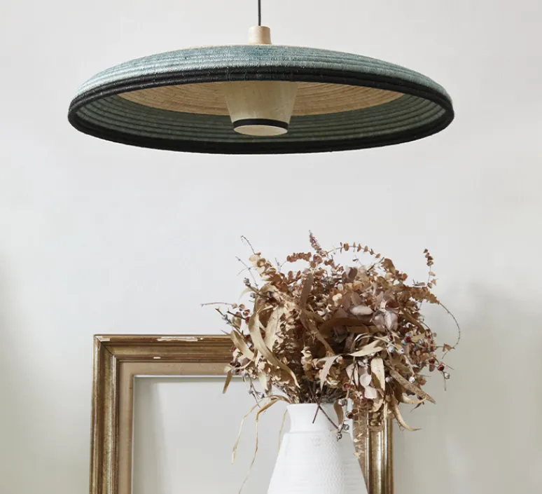 Suspension*Forestier Suspension, Grass L, , Ø80cm, H22cm - bleu